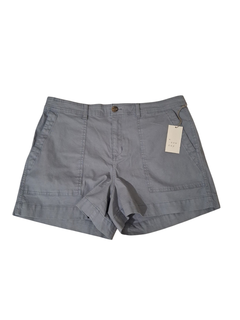 a new day Light Gray High-Rise Utility Shorts
